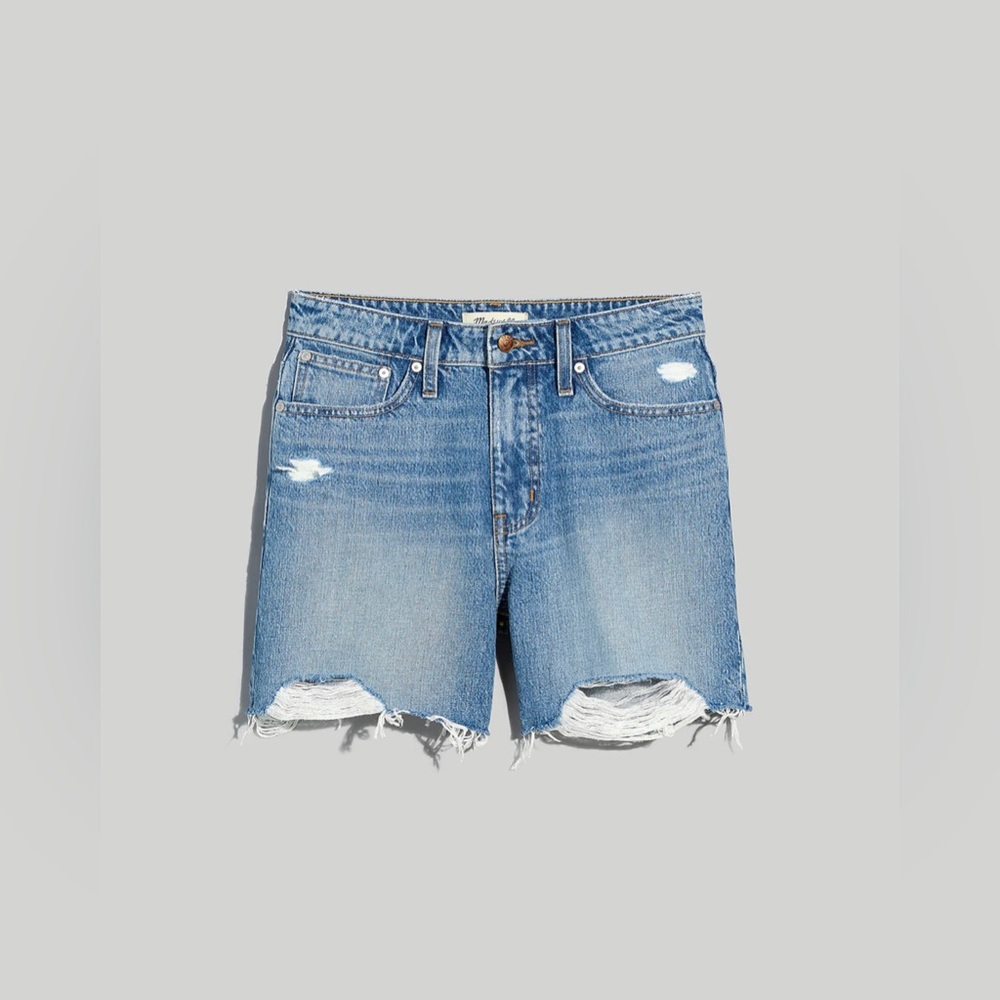 Madewell Relaxed Mid-Length Denim Shorts in the Brockport Wash Size 29